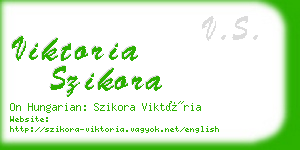 viktoria szikora business card